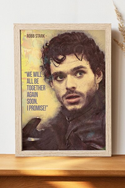 Luna Marissa Robb Stark Got Poster - Çerçevesiz Parlak Kağıt Tv Film Posteri