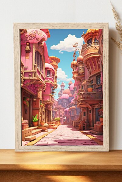 Luna Marissa Αφίσα τοπίων - Αφίσα τοίχου από γυαλιστερό χαρτί χωρίς πλαίσιο