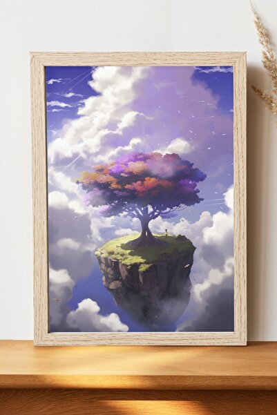 Luna Marissa Αφίσα δέντρου στον ουρανό - Αφίσα τοίχου από γυαλιστερό χαρτί χω...