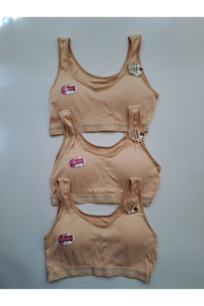 NARIYA Large Size Cotton 3-Piece Bra - Padded, Gathering and Half Tank Top