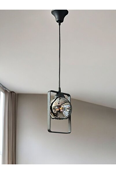 ONUR AVİZE Modern Ve Spor Füzyon Füme Camlı Tekli Sarkıt
