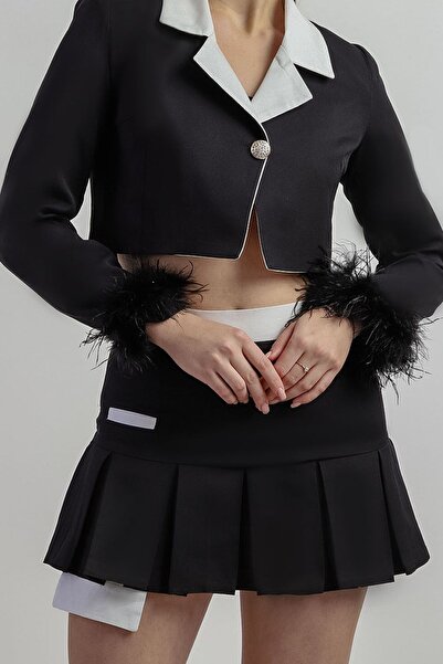 kear bunner Piece Pileli Etek