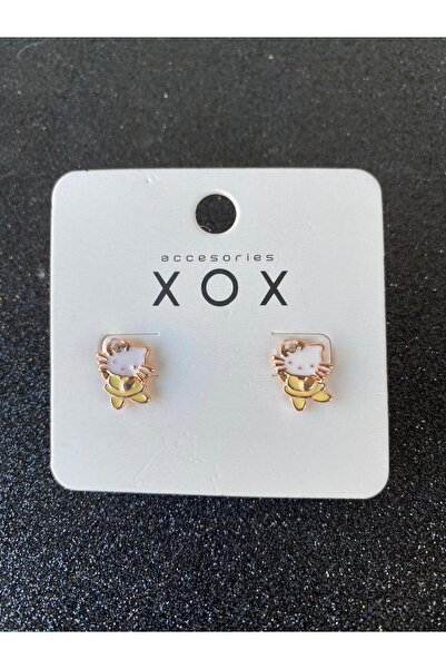 Atılgan Grp Hello Kitty Minimal Küpe - Renkli Küpe, Çocuk Genç Küpeleri