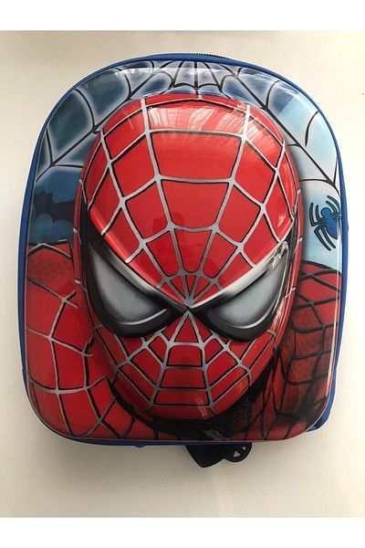 bircan shop 5d Embossed Kindergarten Nursery And Daily Use Bag Spiderman Backpack