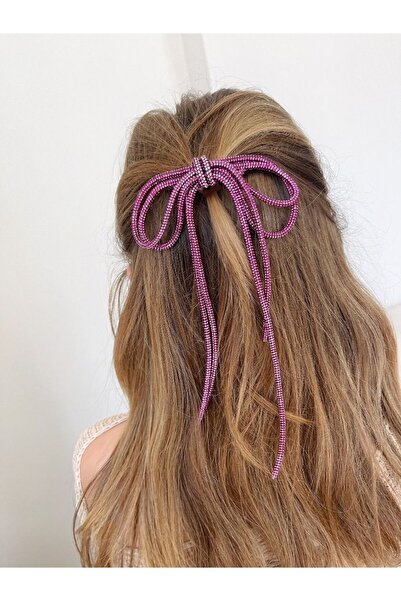 WAHSHE قوس سيران مرصع بالأحجار الكريستالية - غطاء رأس مزين بإبزيم