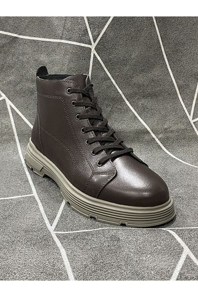 NYZ Brown Sole Zippered Daily Boots