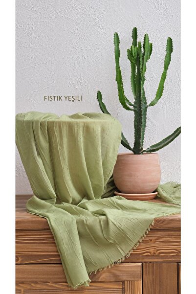 Şalland Bamboo Kraş Cotton Shawl