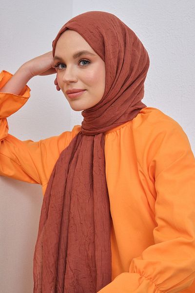 Şalland Bamboo Kraş Cotton Shawl