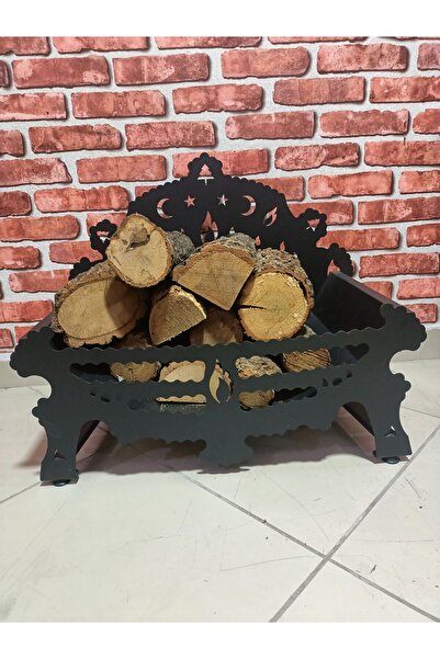 Manavgatsoba Şömine Odunluk Odun kovası yatay Odunluk beşik Odunluk