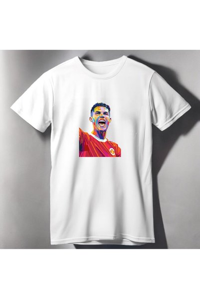 Vordevia Kristijano Ronaldo Štampano Oversize kroj T-shirt