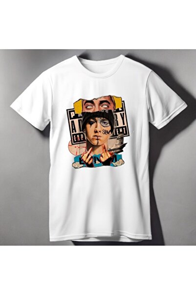 Vordevia ايمينيم تي شيرت مطبوع كبير الحجم