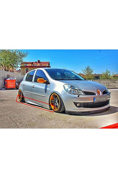 OTOSPORT Renault Clio 3 Marşpiyel Sağ Sol Takım Fiberglass Boyasız