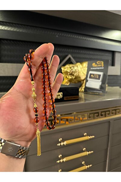 Tesbih-i Hazır Tesbihçilik USTA İŞÇİLİKLİ ÇEKİM HARİKASI BLOK ZAR KEHRİBAR TE...