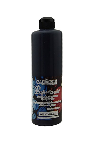 Cadence Siyah Profesyonel Hazır Pouring Boya 500 Ml