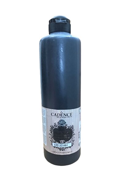 Cadence F-630 Siyah Style Mat Kumaş Boyası 500ml