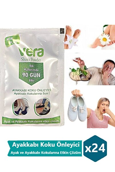 Vera Ayak Kokusu Giderici Koku Önleyici Toz (24 ADET)