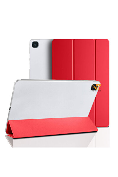 Nezih Case Samsung Galaxy Tab A7 T500 Kılıf Slim Fit Akıllı Kılıf Translucent...