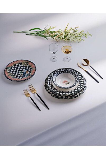 Miss Betty 24 Parça 6 Kişilik Paradise Tiffany Yemek Takımı