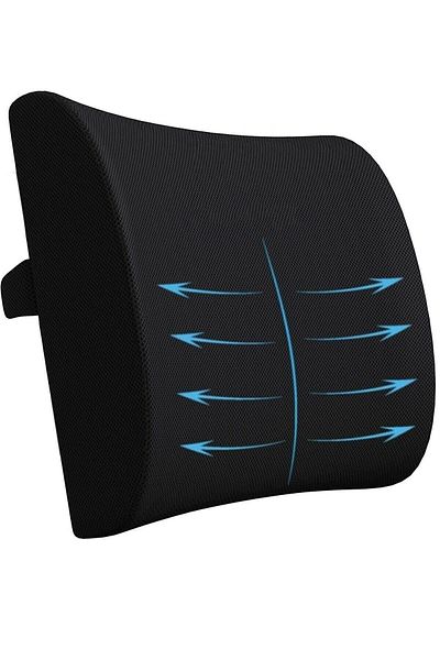 MVC Concept Visco Orthopedic Lumbar Pillow Chair Cushion Visco Pillow Lumbar Back Pillow Back Cushion Waist Cushion