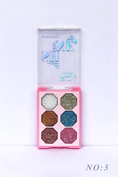 Roesıa Rose Cosmetics New Glitter (IŞILTILI) 6'lı Far Paleti