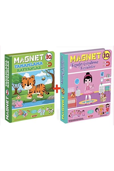 Diytoy لعبة استكمال الحيوانات المغناطيسية من Dıytoy ولعبة تلبيس مغناطيسية