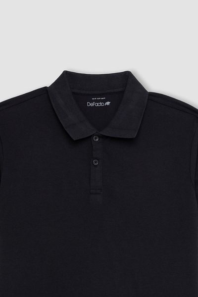 DeFacto Slim-Fit-T-Shirt mit Rollkragen – Slim-Fit, kurze Ärmel V2910az24sp