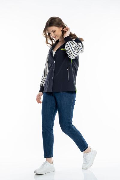 SEDNA ÇİZGİLİ KOMBİNLİ TRENÇ