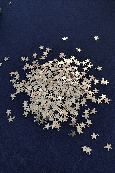 platin hediyelik 50 جرام من الأقراط المعدنية ذات الشرابة الرقيقة باللون الفضي