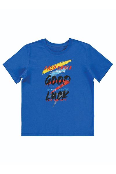Cevval Băiat - Tricou imprimat GOOD LUCK