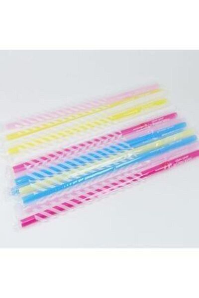Pipetsan Hygienic Colored Bellows Gelatin Frozen Straws 2 Pack 200 Pieces