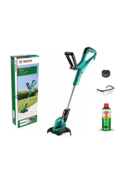 Bosch Art 27 Kenar Kesme Çim Makinesi + Koruma Gözlüğü + Bakım Spreyi + Misina