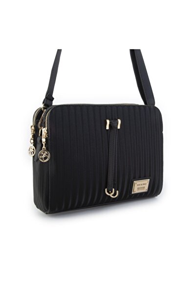 Nas Bag Σειρά Premium - Μεγάλη τσάντα χιαστί 19 cm πολλαπλών τμημάτων (24 cm ...