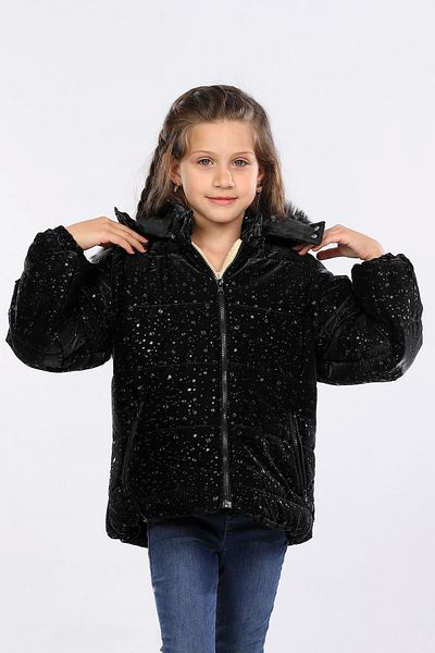 Veform Water and Windproof Children's Coat - Detachable Hood, Fur Inside AVM153VF