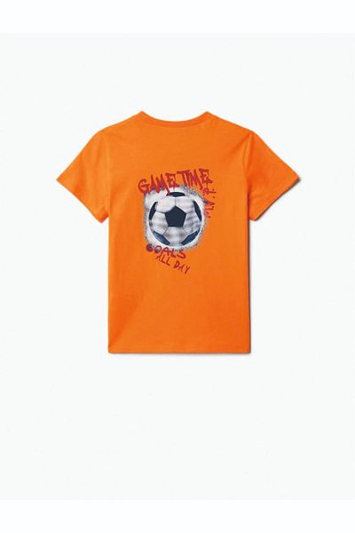 Cevval Boys' Football Printed T-Shirt