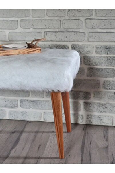 T.ipekli Dikdörtgen puf  berjer koltuk çay seti makyaj masası oturak