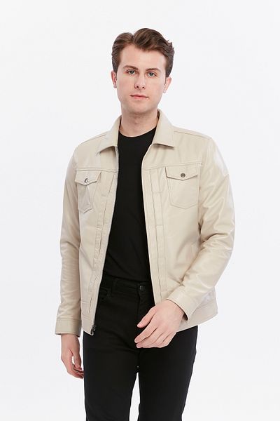 CE-YIL DERİ ÜRÜNLERİ Genuine Leather Coat