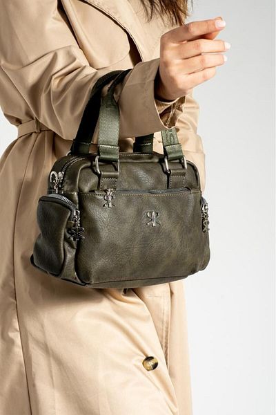 ImPolo 20x28 Size Lona Khaki Women's Shoulder Bag