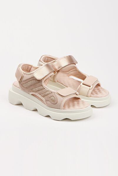 PASSAGE SHOES Colorful Velcro Detailed Women's Daily Sandals - 6281