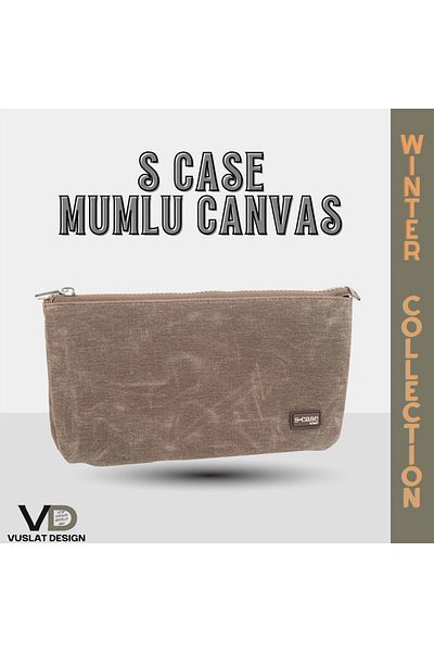 Serve S-case Waxed Canvas Bag - Pen and Daily Handbag Model 1