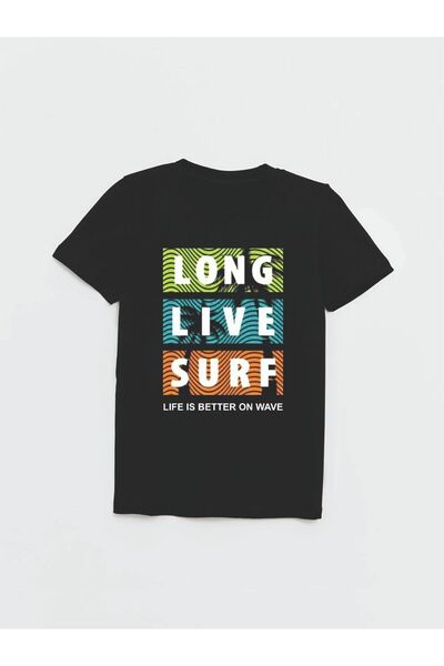 Cevval Хлопчик - LONG LIFE SURF Футболка з принтом