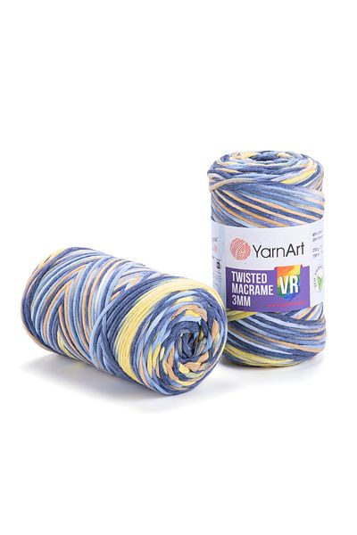 Yarnart Twisted Macrame 3 Mm Vr - Macrame Hand Knitted Ebruli-915