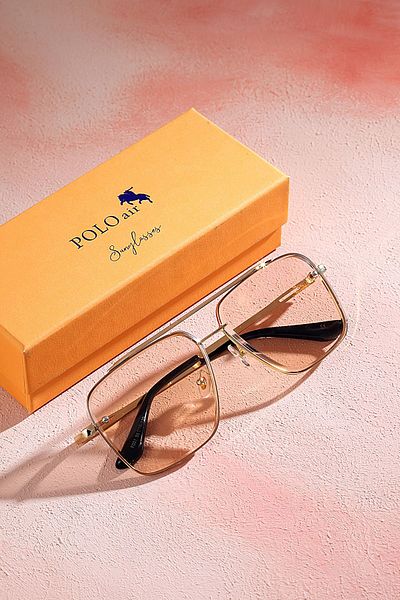 Polo Air Unisex slnečné okuliare Crystal UV 400 Protection žlté