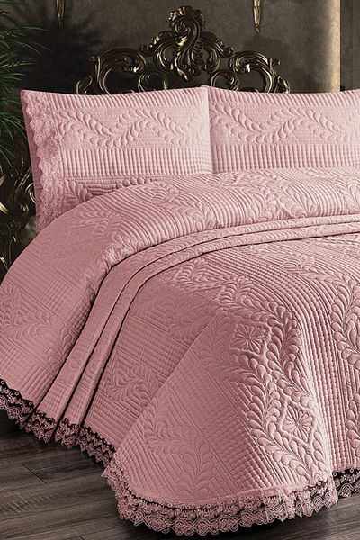 Çt Çeyizci Tekstil Bedspread, Double Bedspread Set, Lace Bed Set, Bedroom Set, Bedspread