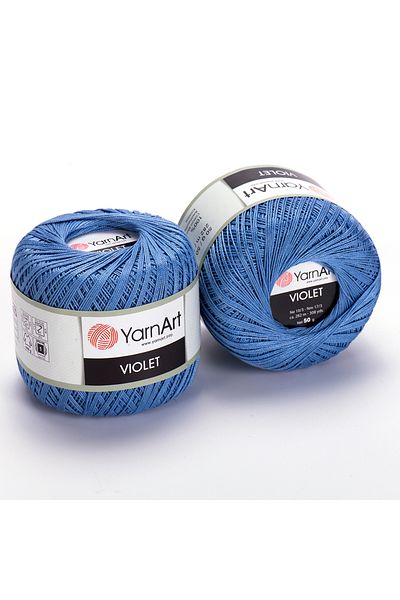 Yarnart Βιολετί Mercerized Lace Thread Blue 5351