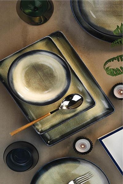 İkram Dünyası 2-Piece 32 cm and 23 cm Presentation Plate - Service