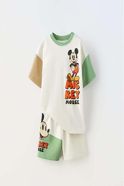 LADİN Summer Two Pieces set Mickey Top and Bottom Set Age 1-6