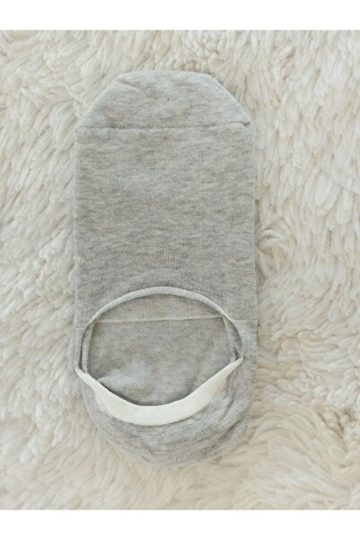 Buluş Organic 2-пакет сиви вискозни невидими мъжки чорапи