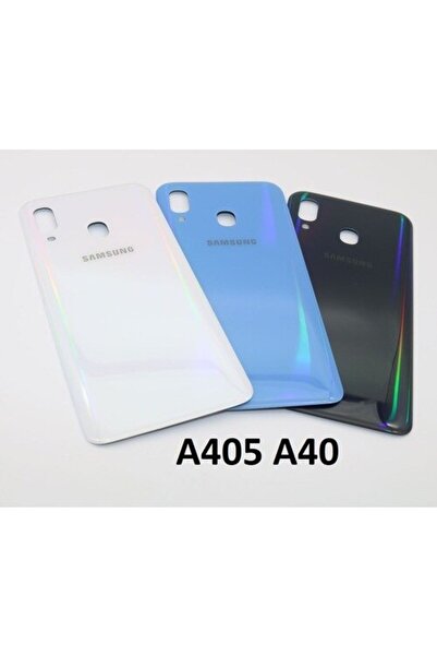 Samsung A405 A40 Arka Kapak Pil Batarya Kapağı A Süperkalite (496510635) Sıyah
