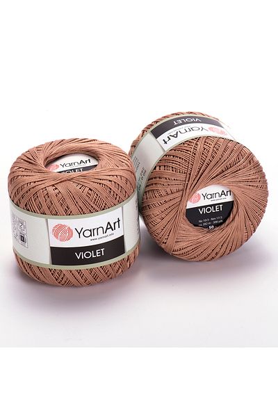 Yarnart Κορδόνι δαντέλας Milk Coffee - Mercerized 0015