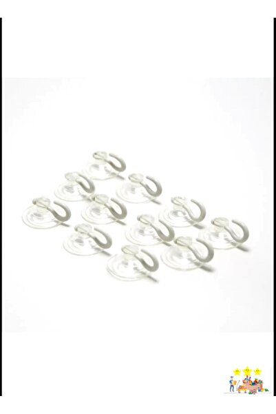 DAVİDACOM Cam Vantuzu Öpücük Askılı Vantuz Beyaz Vantuz 20'li